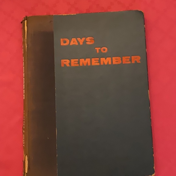 Days to Remember vintage book - Picture 1 of 8